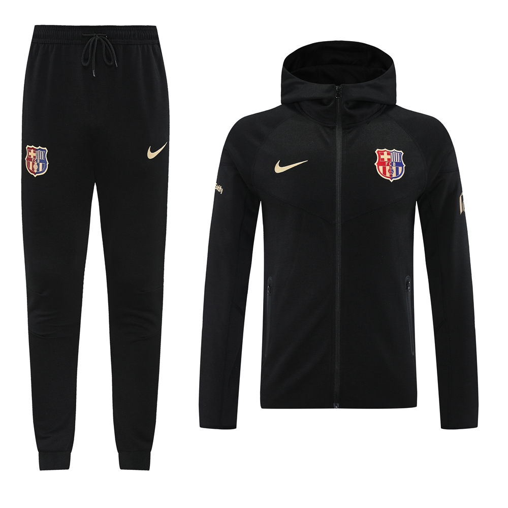 B.A.R.S.A 24-25 Unsponsored Training Hoodie Set - Black Hoodie and Pants - ReplicasJersey