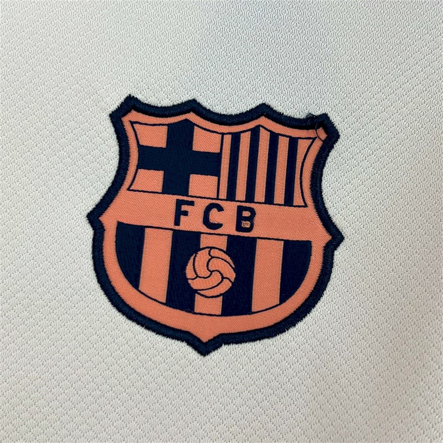 B.A.R.S.A 24-25 Off-white Pre-match Training Jersey - Fans Version - ReplicasJersey