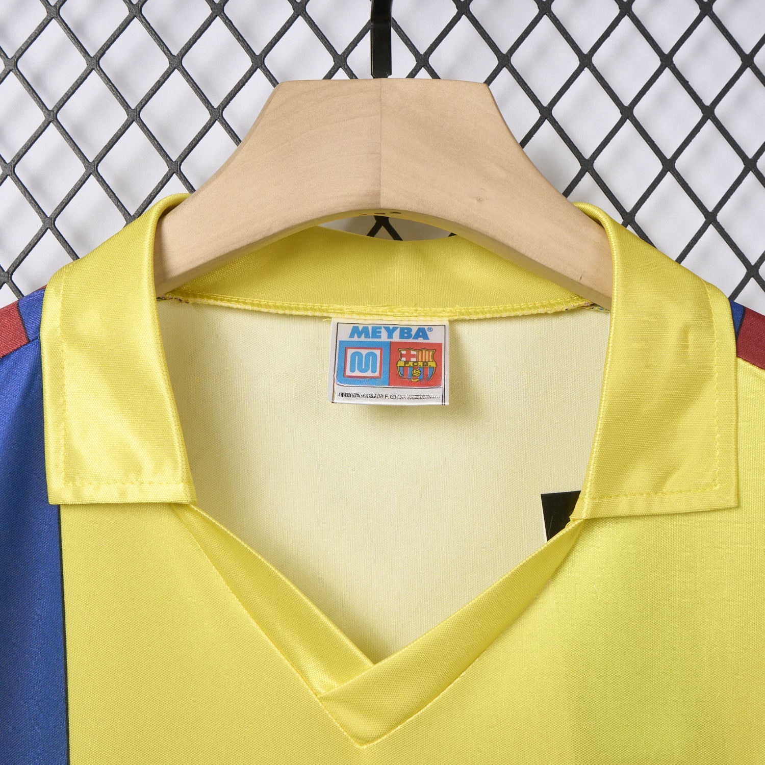 Retro B.A.R.S.A 1982-84 Away Yellow Jersey - ReplicasJersey