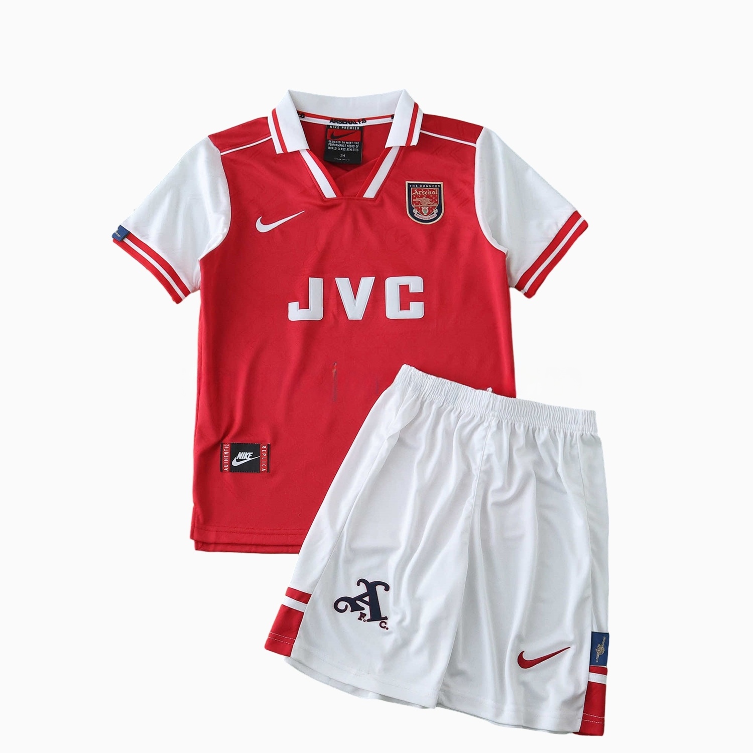 Retro Arsenal 1996-97 Home Kids Kit - ReplicasJersey
