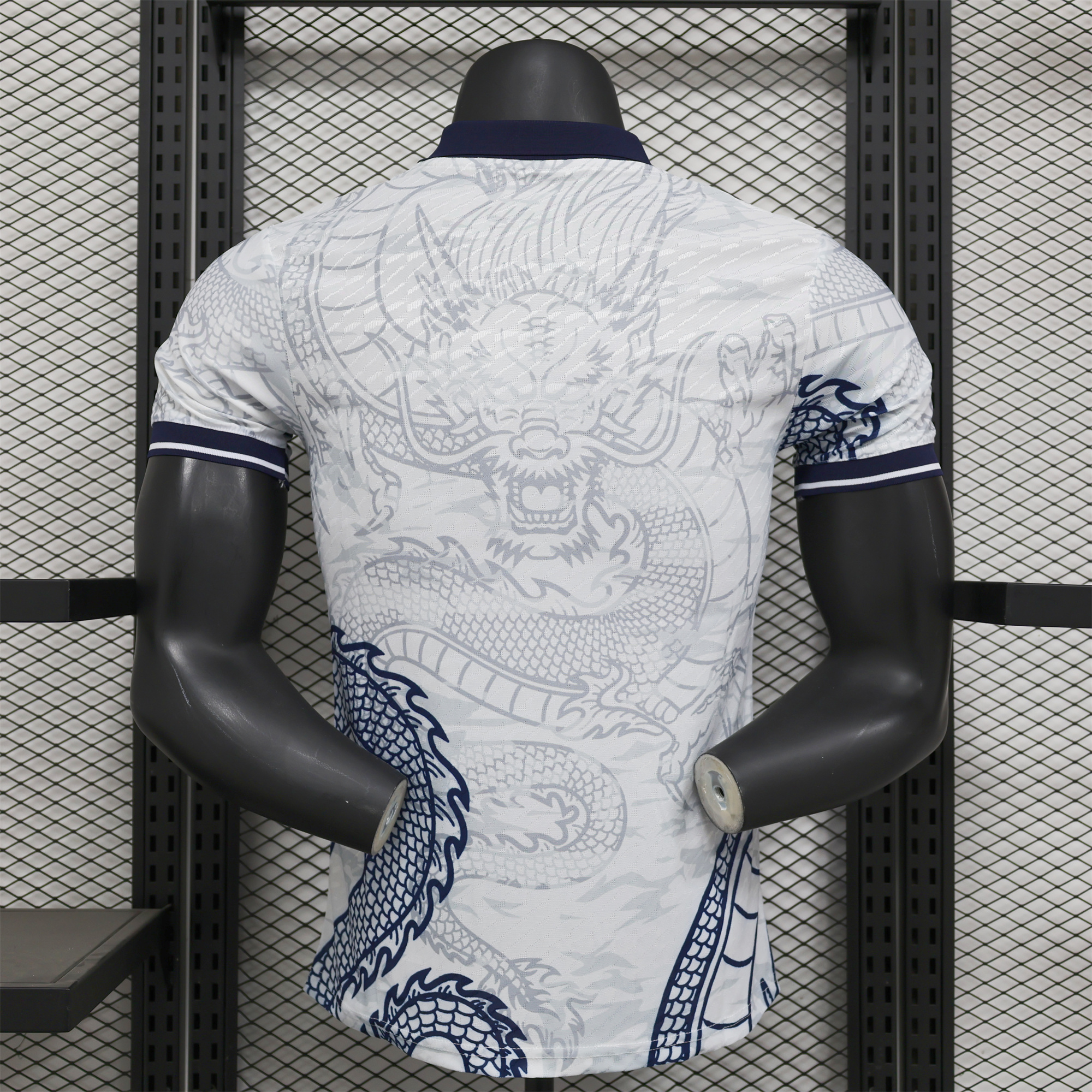 Real Madrid 24-25 Black Dragons Pattern White Special Edition Jersey - Player Version - ReplicasJersey