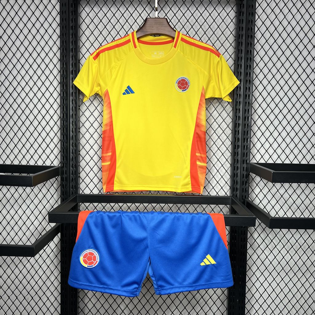 Colombia 2024 Home Stadium Kids Kit - ReplicasJersey