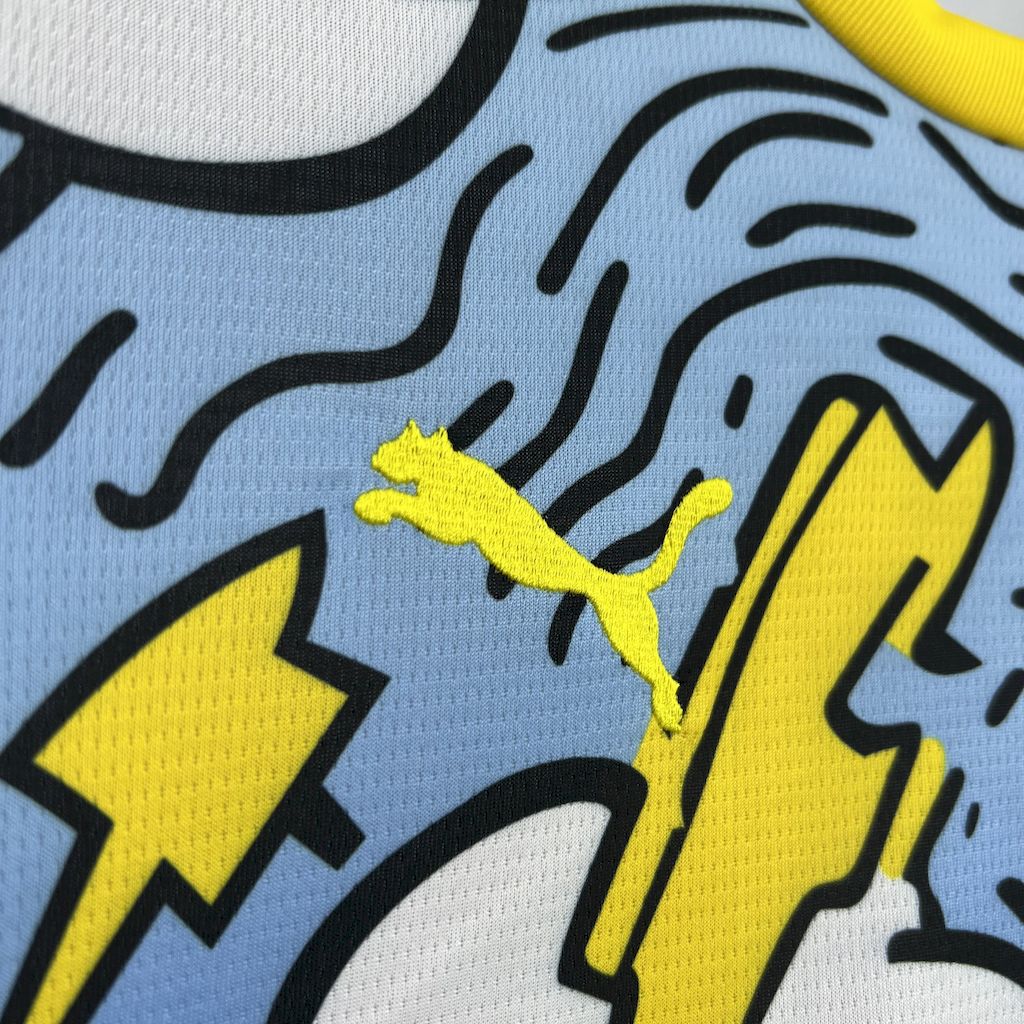Manchester City 24-25 Blue Fan-designed Special Edition Jersey - Fans Version - ReplicasJersey