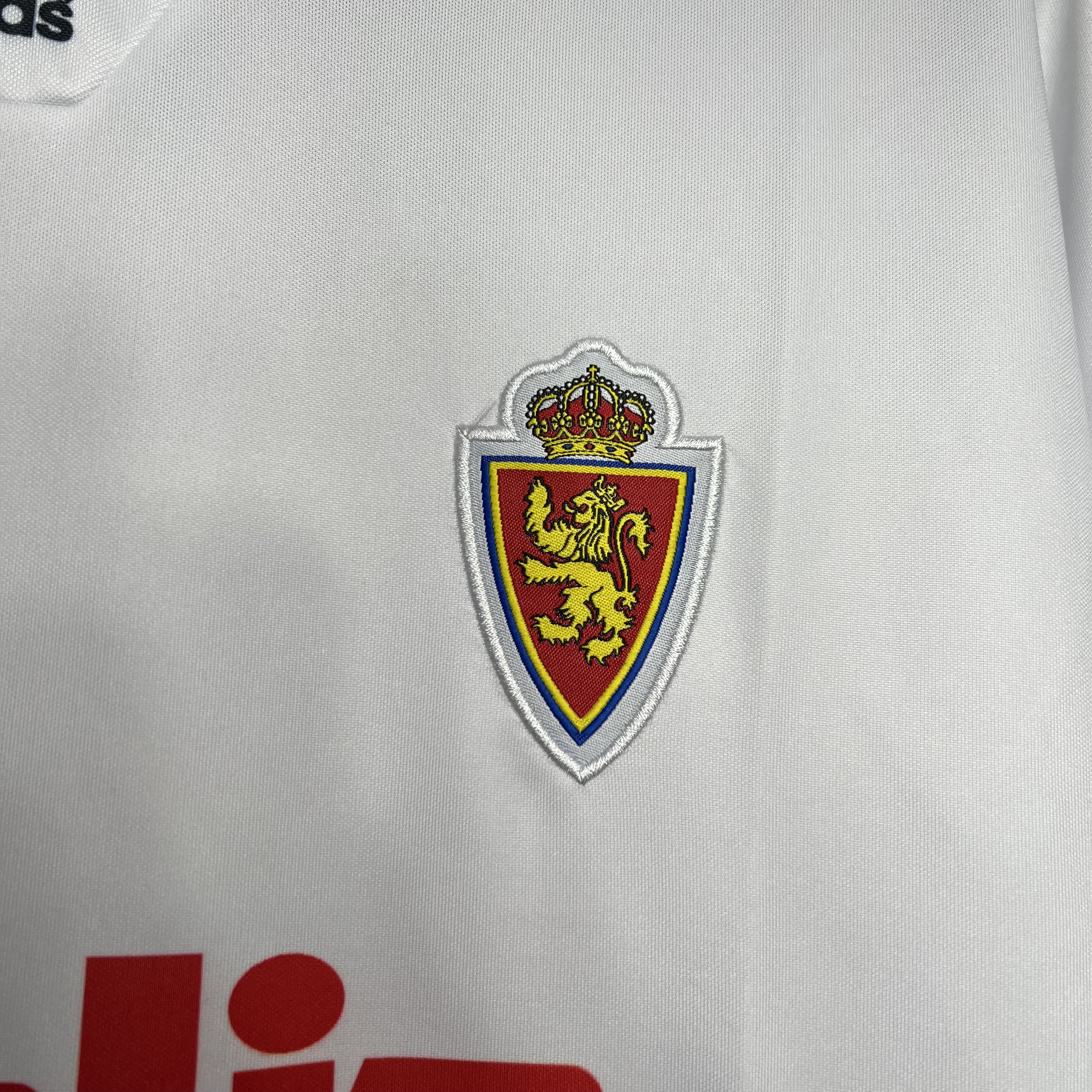 Retro Real Zaragoza 1992-93 Home Stadium Jersey - ReplicasJersey