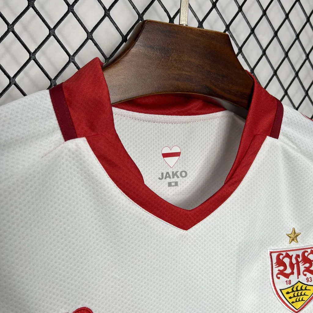 VfB Stuttgart 24-25 Home Stadium Jersey - Fans Version - ReplicasJersey