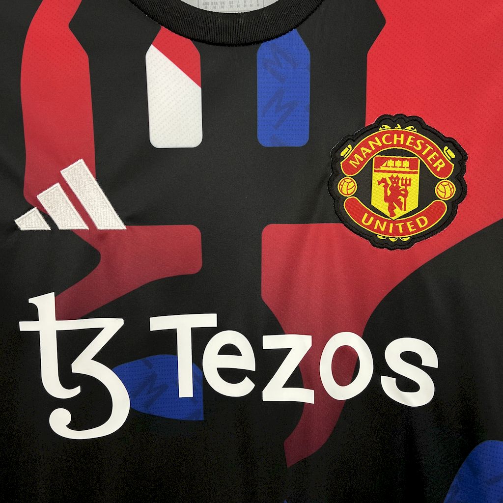 Manchester United 24-25 Pre-Match Traning Jersey - Fans Version - ReplicasJersey