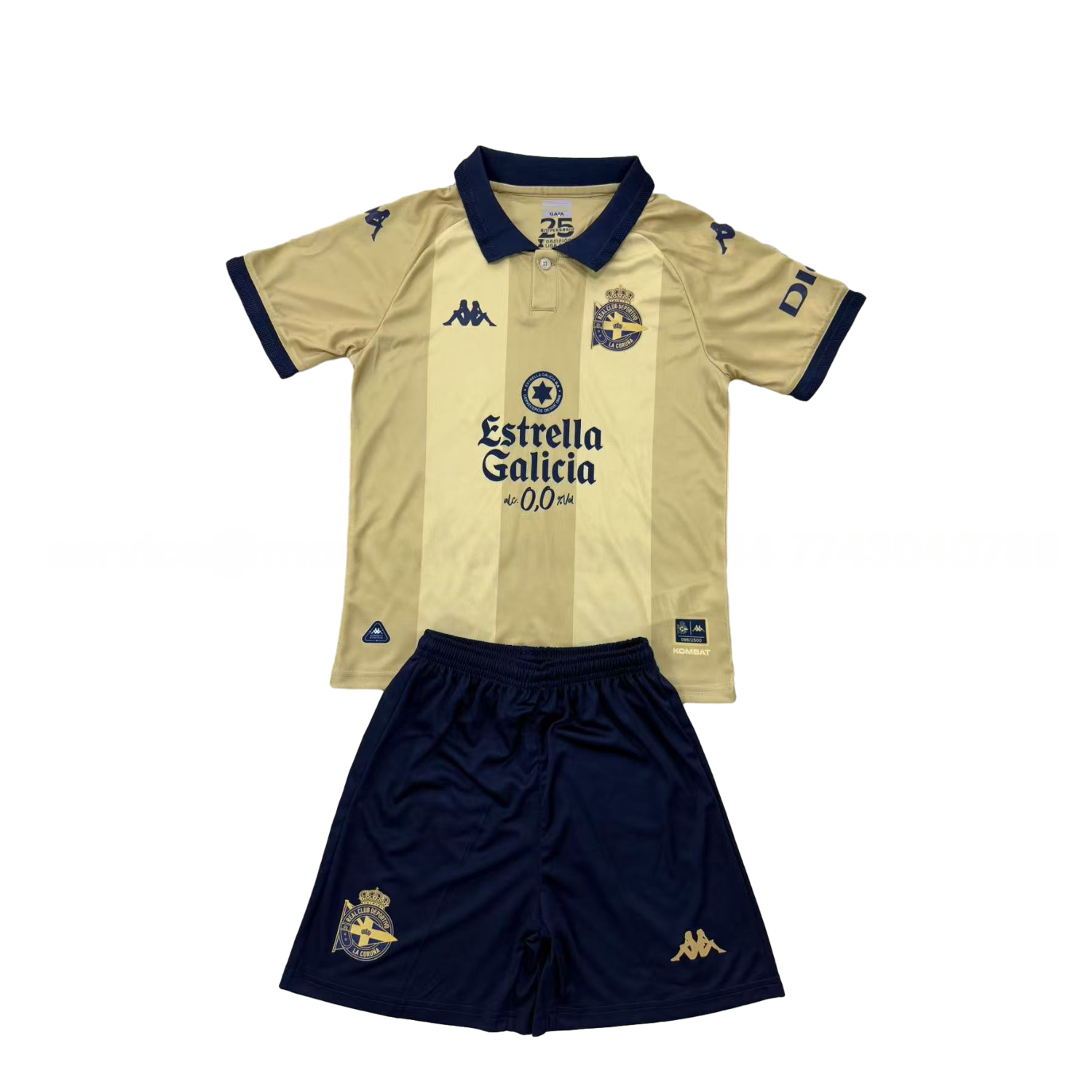 Deportivo de La Coruña 24-25 25th Anniversary of La Liga Triumph Men's Adult Jersey Set - Fans Version - ReplicasJersey