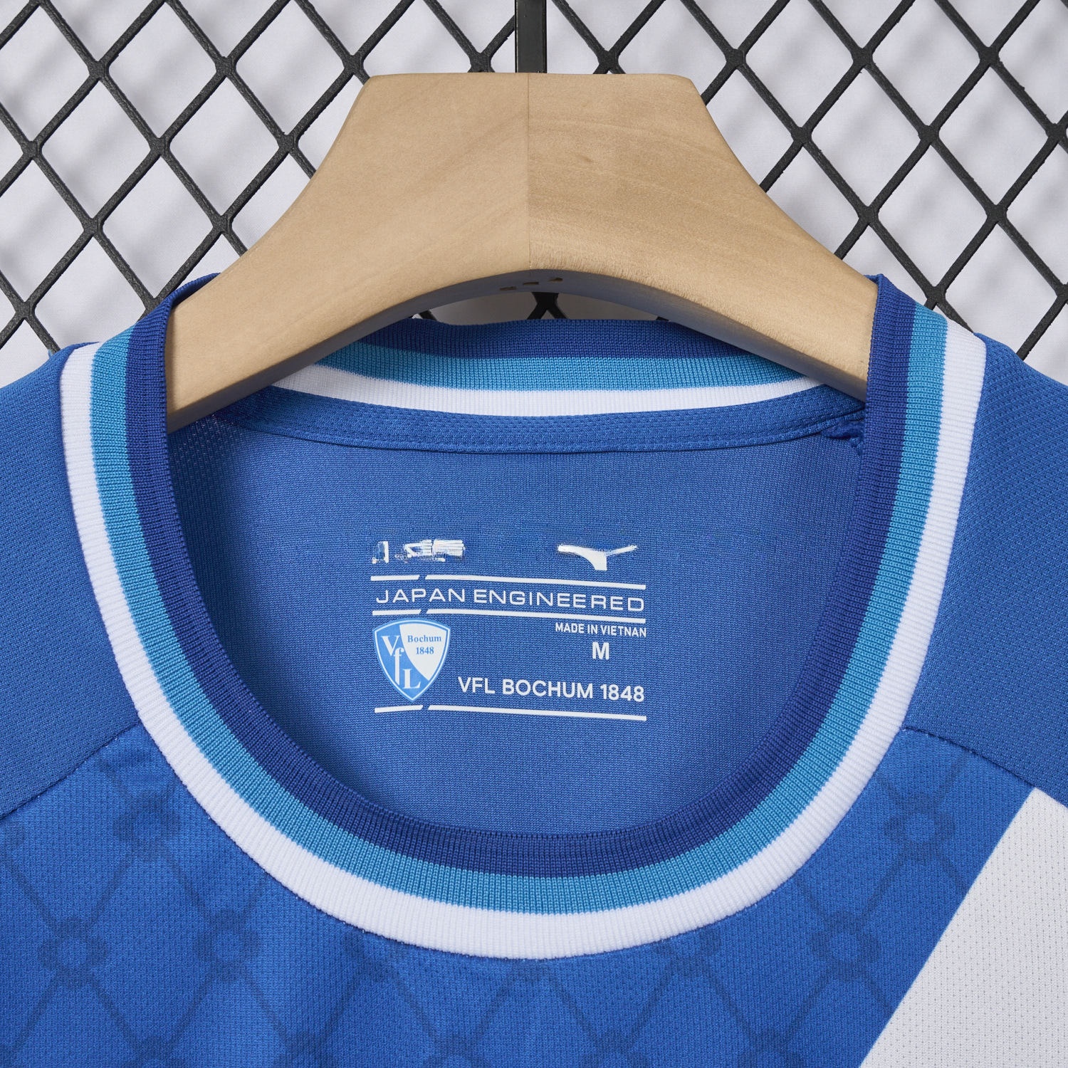 Bochum 24-25 White Slanted Stripe Special Jersey with Sponsors - Fans Version - ReplicasJersey