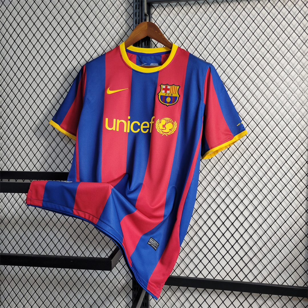 B.A.R.S.A Retro 10-11 Home Stadium Jersey - ReplicasJersey