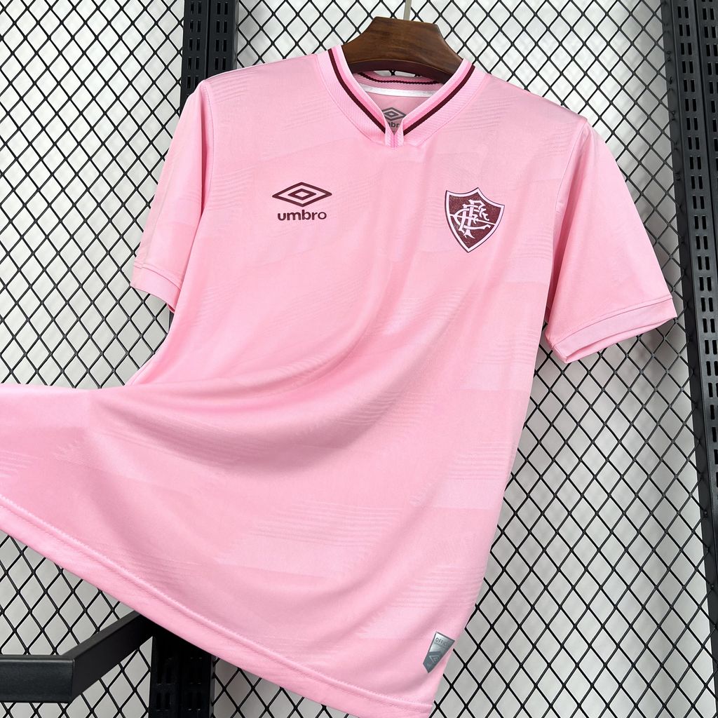 Fluminense 24-25 Pink October Jersey - Fans Version - ReplicasJersey