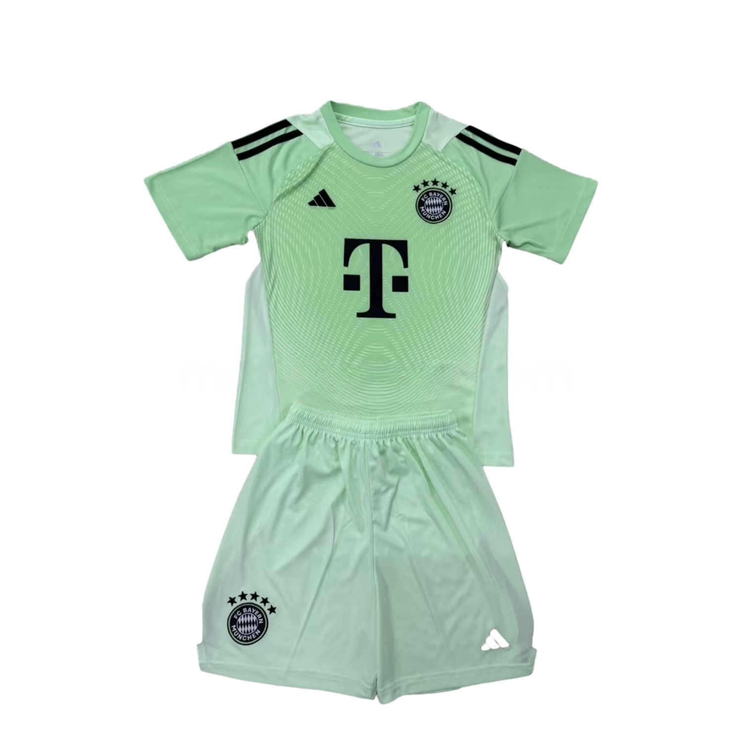 Bayern Munich 25-26 Green Goalkeeper Men's Adult Jersey Set - Fans Version - ReplicasJersey