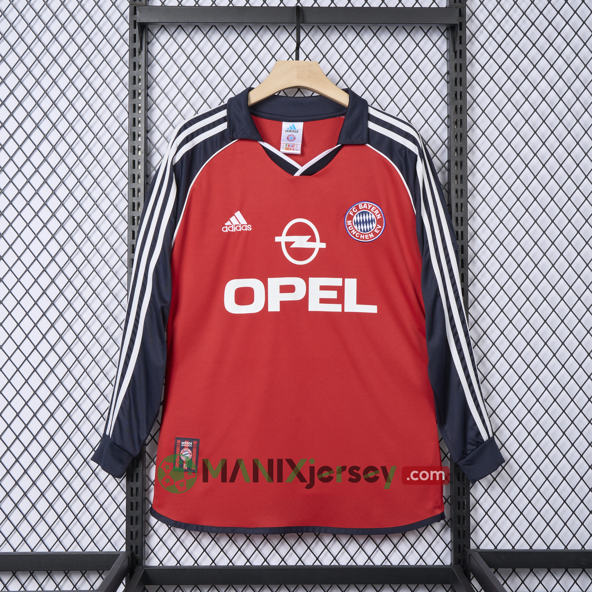 Retro Bayern Munich 2000-01 Home Long Sleeve Jersey - ReplicasJersey