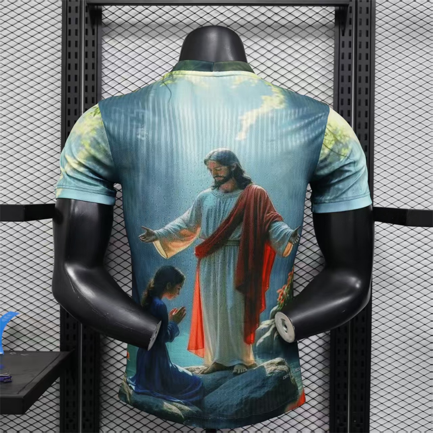 Brazil 25-26 Praying to Jesus Special Green Jersey - Player Version - ReplicasJersey