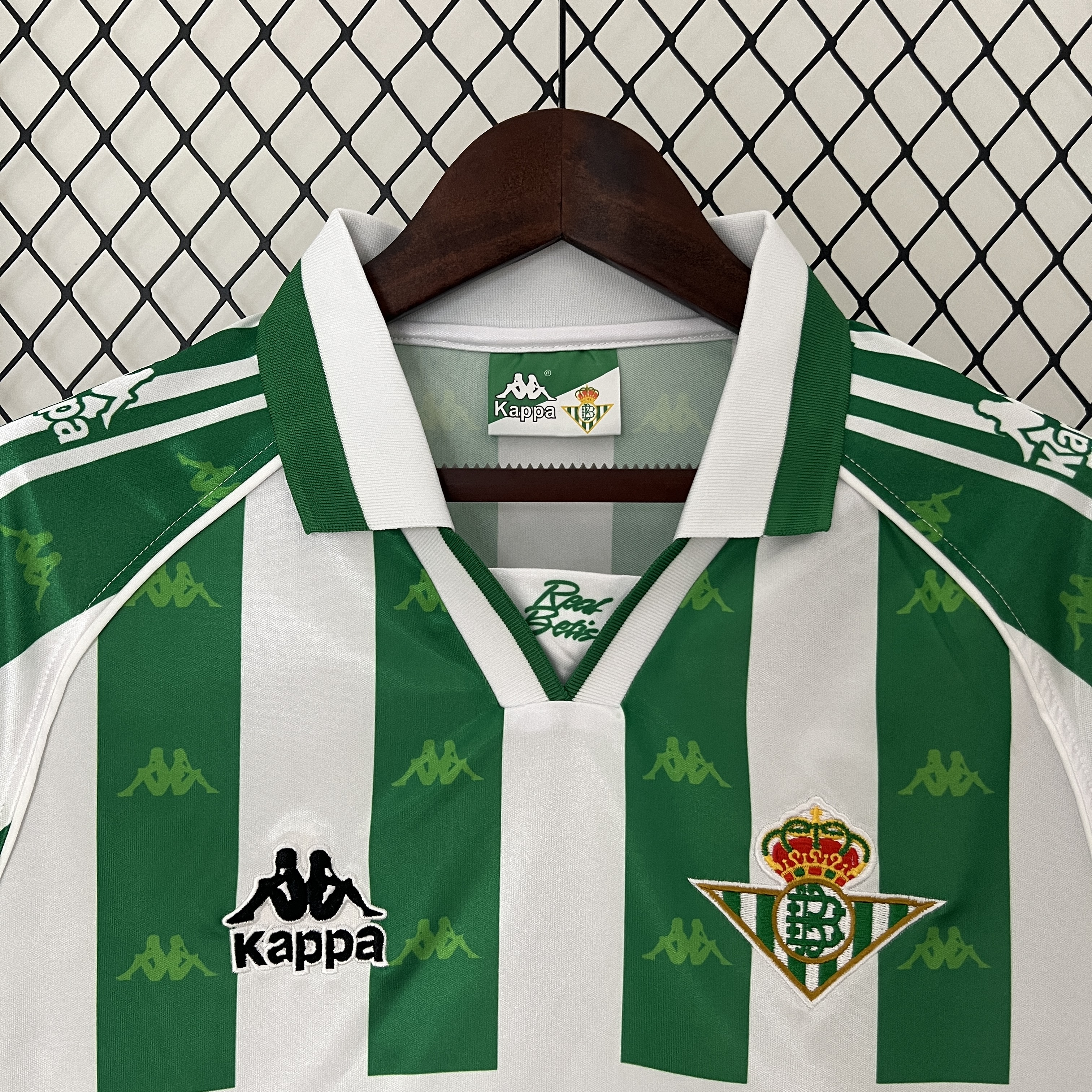 Retro Real Betis 1997-98 Home Stadium Jersey - ReplicasJersey
