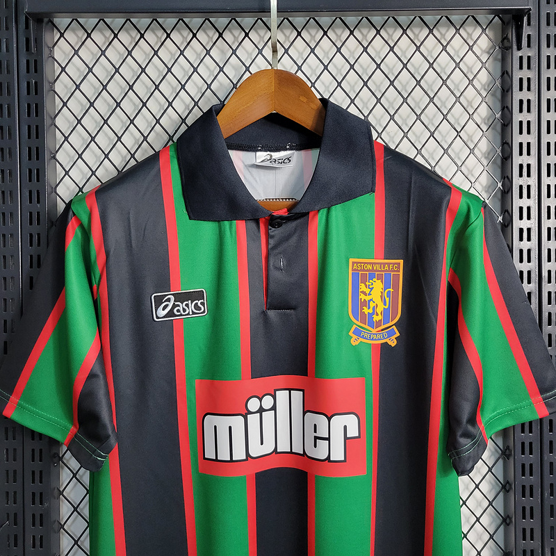 Retro Aston Villa 1993-95 Away Jersey - ReplicasJersey