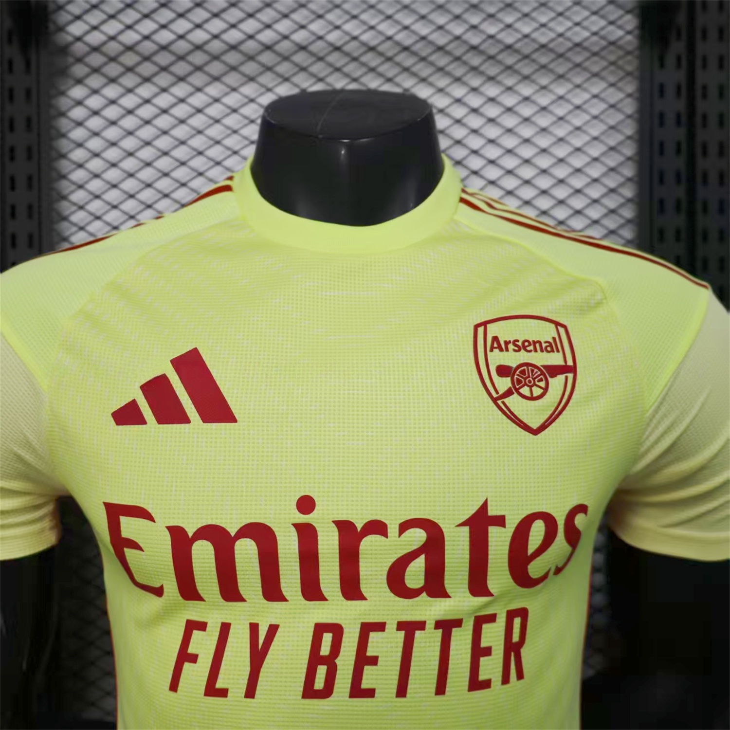 Arsenal 25-26 Light Yellow Goalkeeper Jersey - Player Version - ReplicasJersey