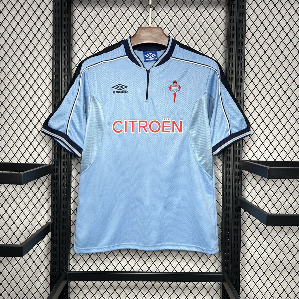 Retro Celta Vigo 1999-00 Home Stadium Jersey - ReplicasJersey