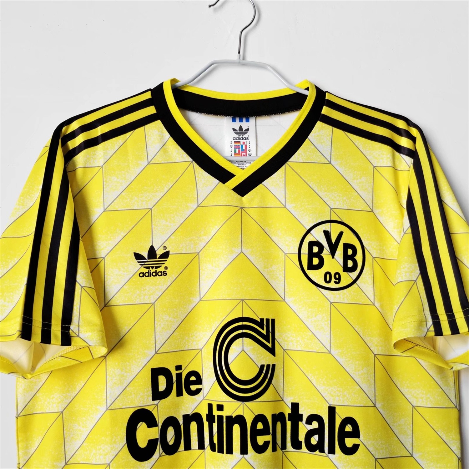 Retro Dortmund 1988-89 Home Jersey - ReplicasJersey