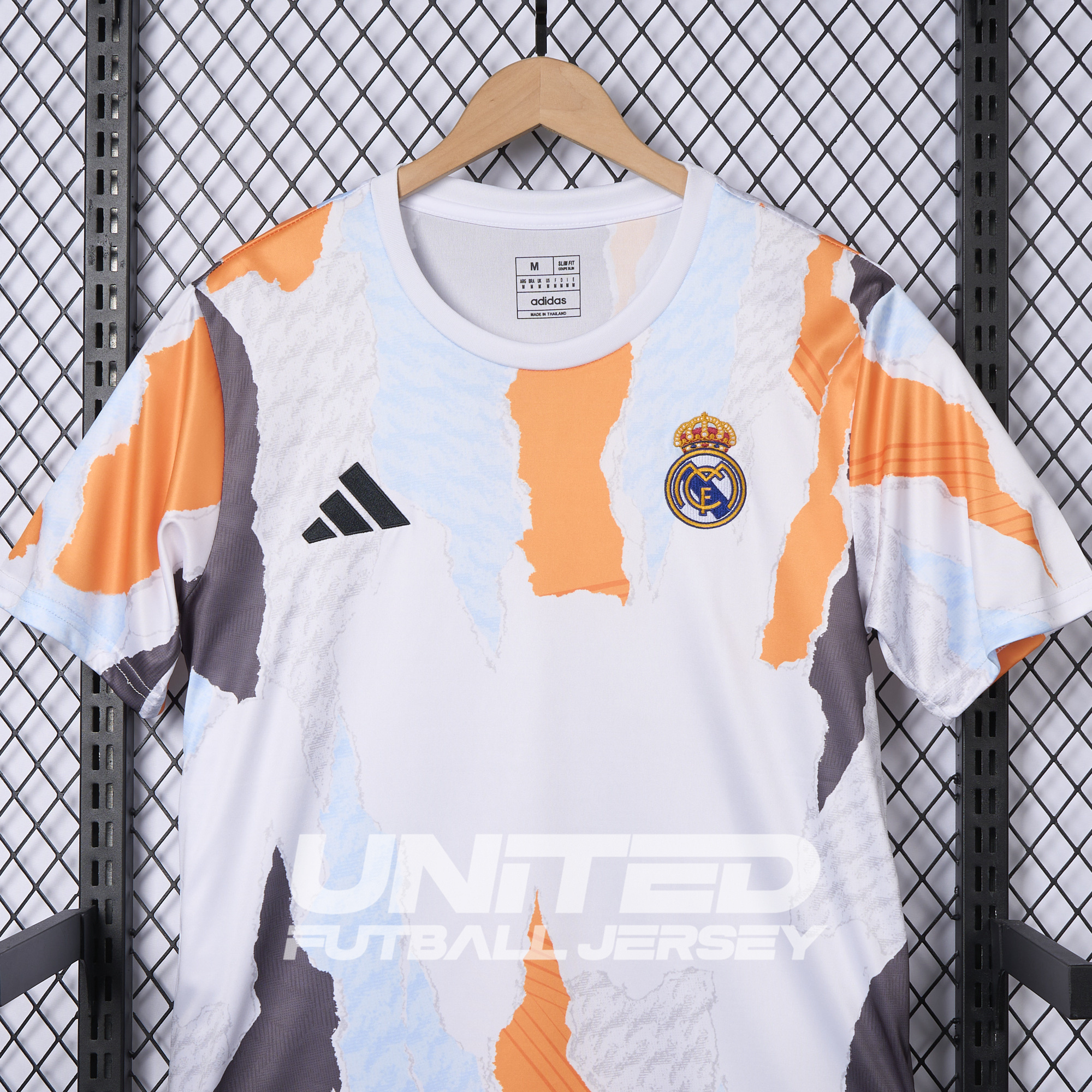 Real Madrid 24-25 Pre-Match 2 Jersey - Fans Version - ReplicasJersey