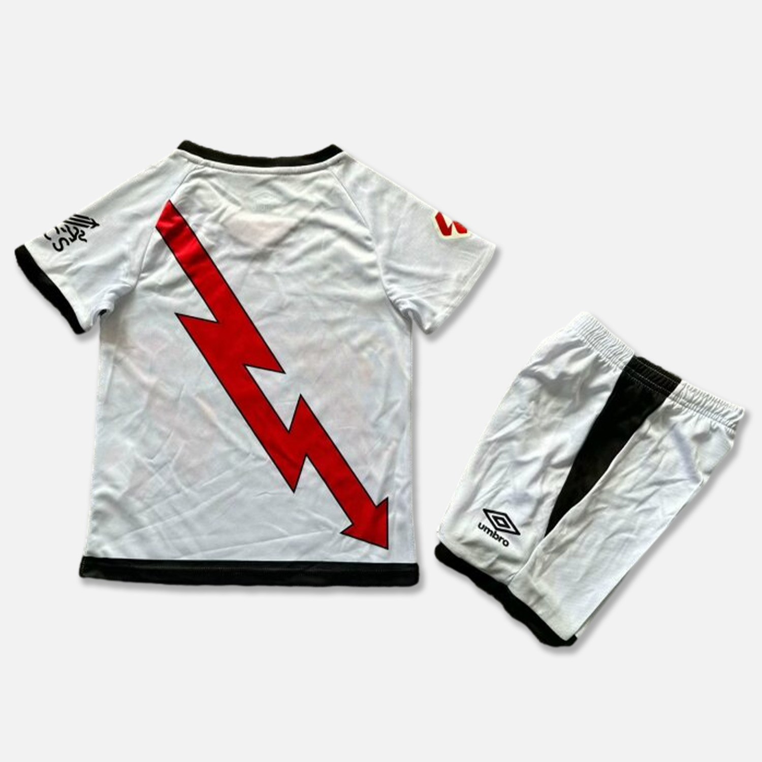 Rayo Vallecano 24-25 Home Kids Kit - ReplicasJersey