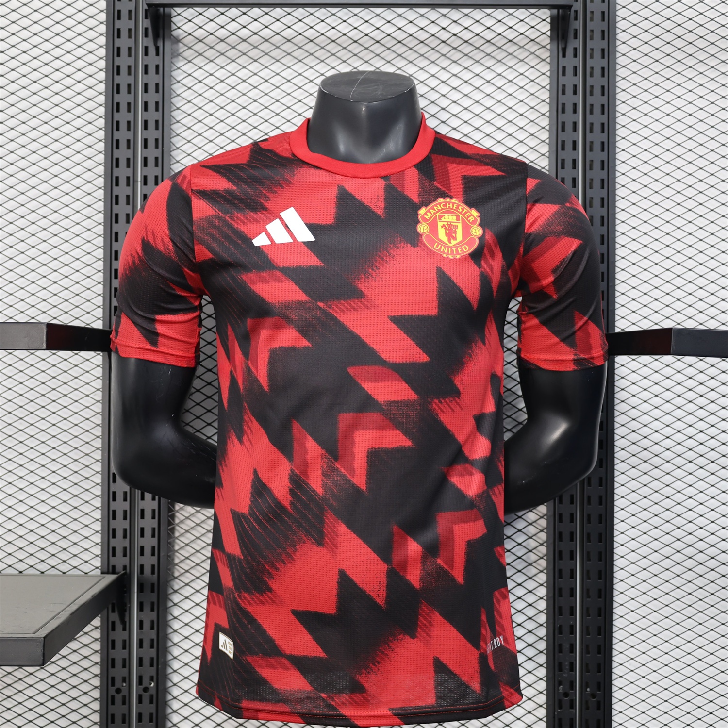 Manchester United 25-26 Red Pre-match Training Jersey - Player Version - ReplicasJersey