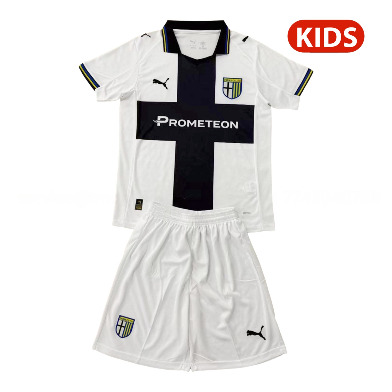 Parma 25-26 Home Kids Kit - ReplicasJersey