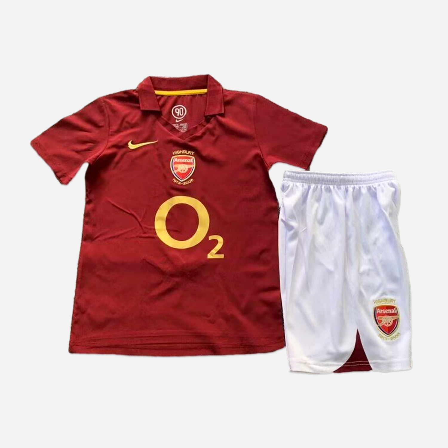 Retro Arsenal 2005-06 Home Stadium Kids Kit - ReplicasJersey