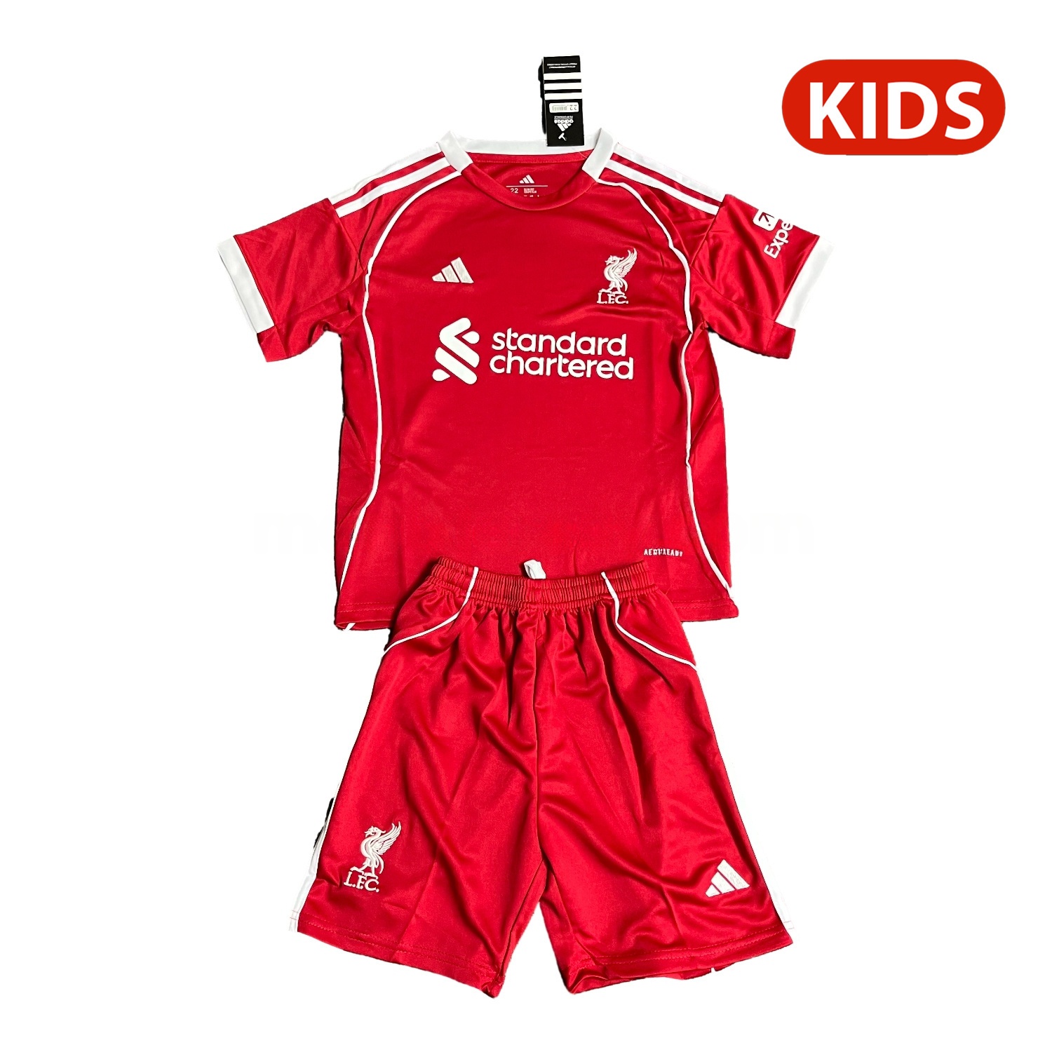 Liver.pool 25-26 Home Kids Kit - ReplicasJersey
