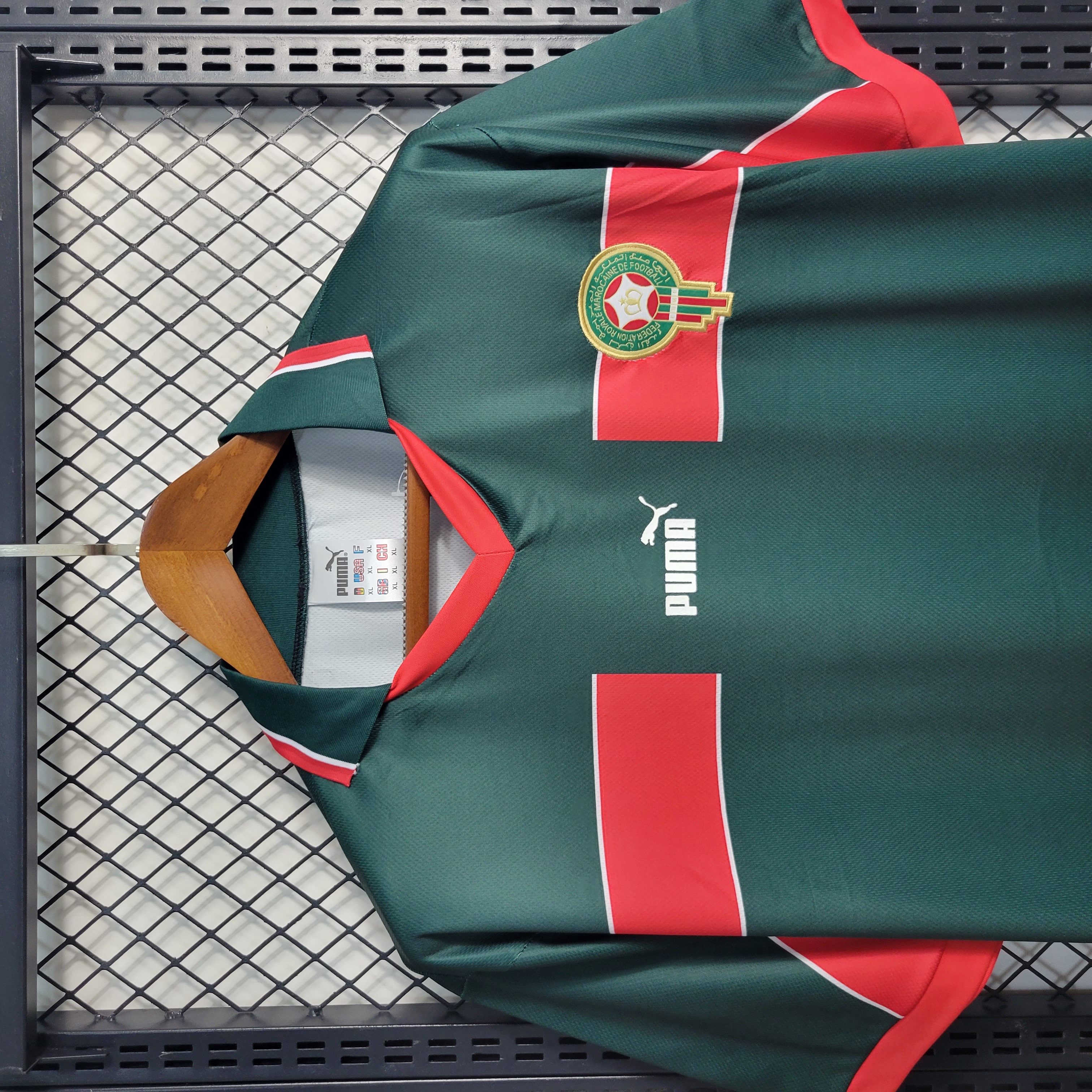 Retro Morocco 1998 Home Stadium Jersey - ReplicasJersey