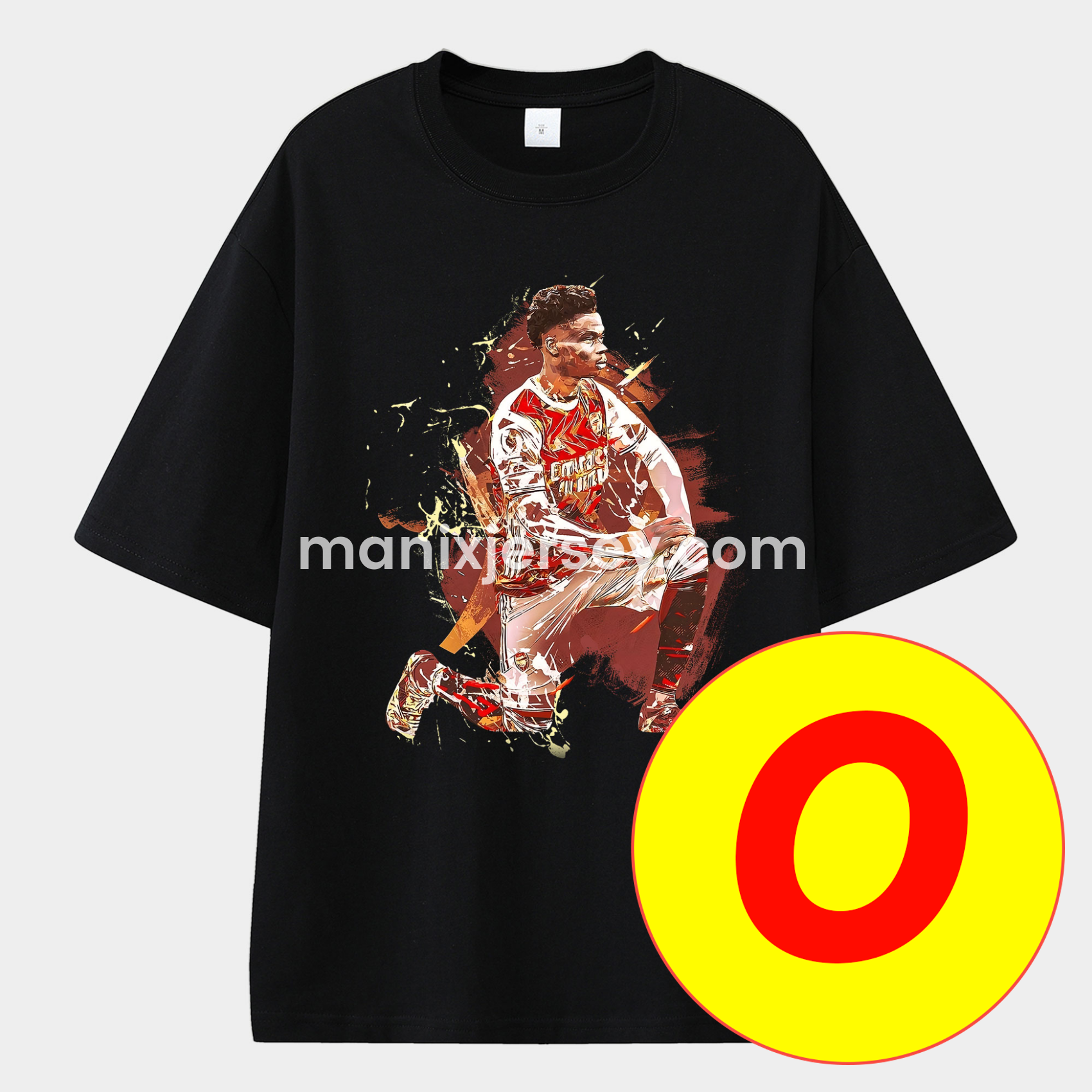 Arsenal Henry Wenger Saka Gunners Unisex Pure Cotton T-shirt - ReplicasJersey