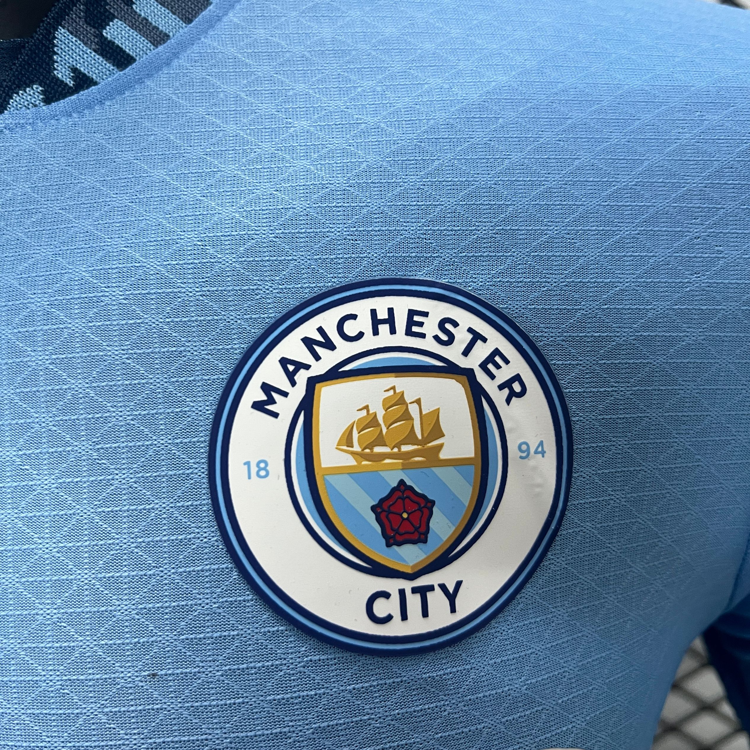 Manchester City 24-25 Home Stadium Jersey - Player Version - ReplicasJersey