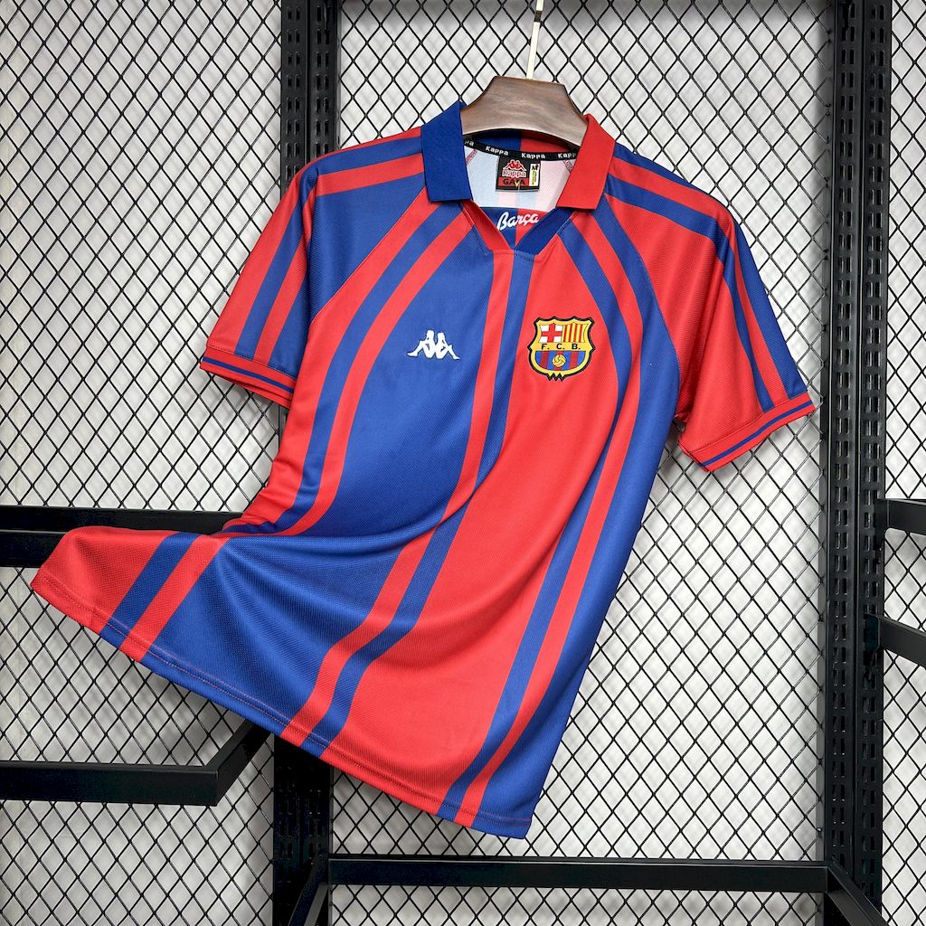 B.A.R.S.A Retro 1997-98 European Home Jersey - ReplicasJersey