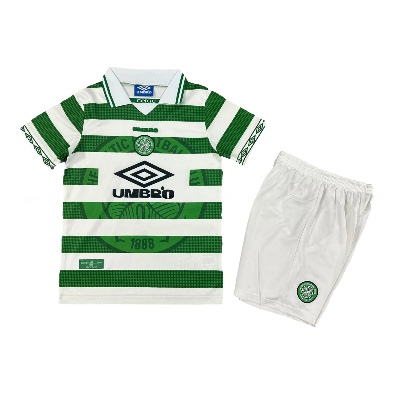 Retro Celtic 1997-99 Home Kids Kit - ReplicasJersey