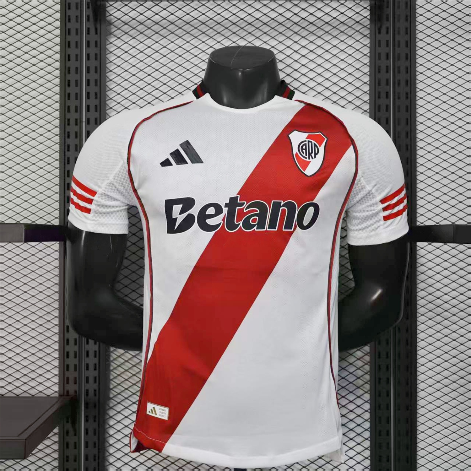 River Plate 25-26 Home Jersey with New Sponsors - Player Version - ReplicasJersey