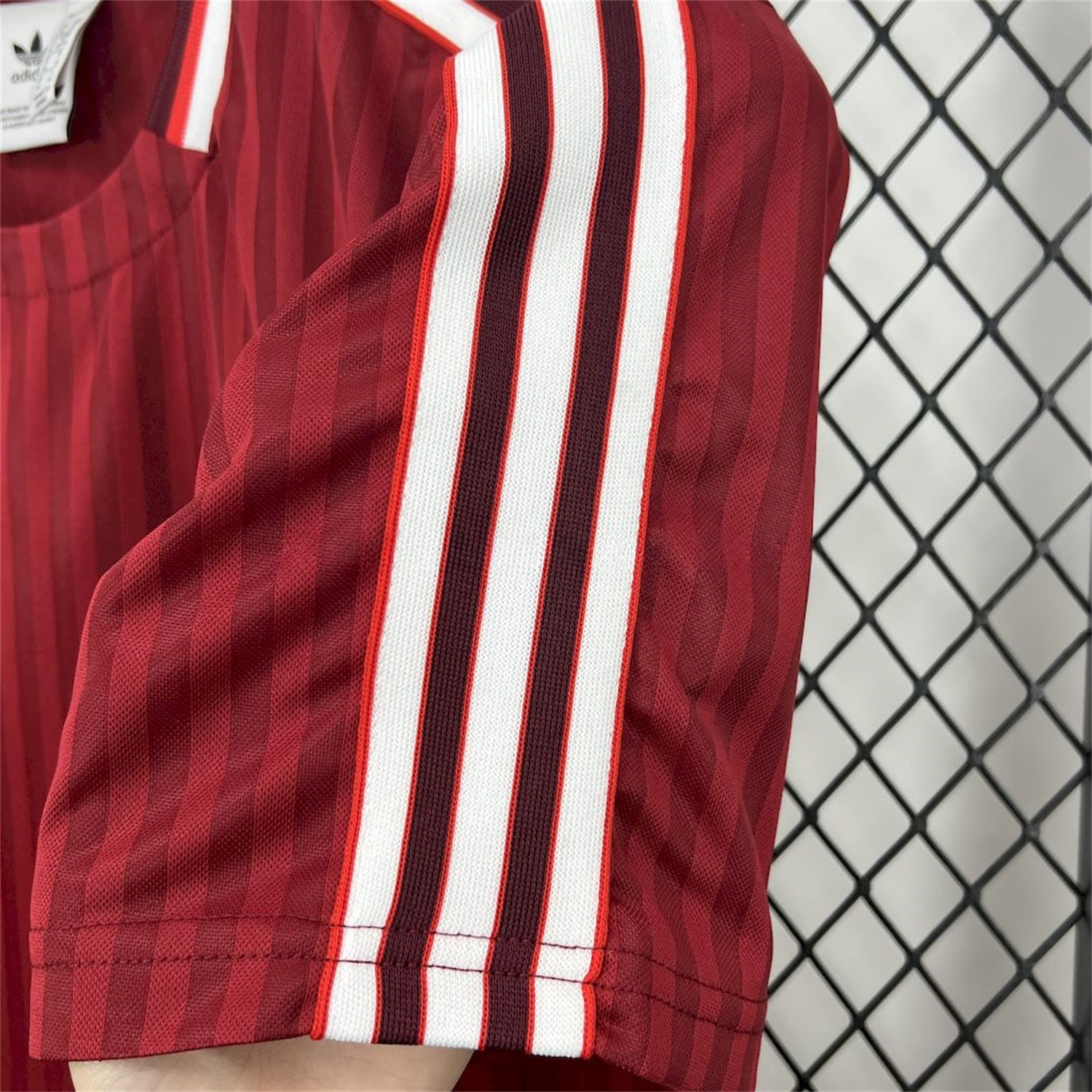 Bayern Munich 24-25 Red Terrace Icon Retro Jersey - Fans Version - ReplicasJersey