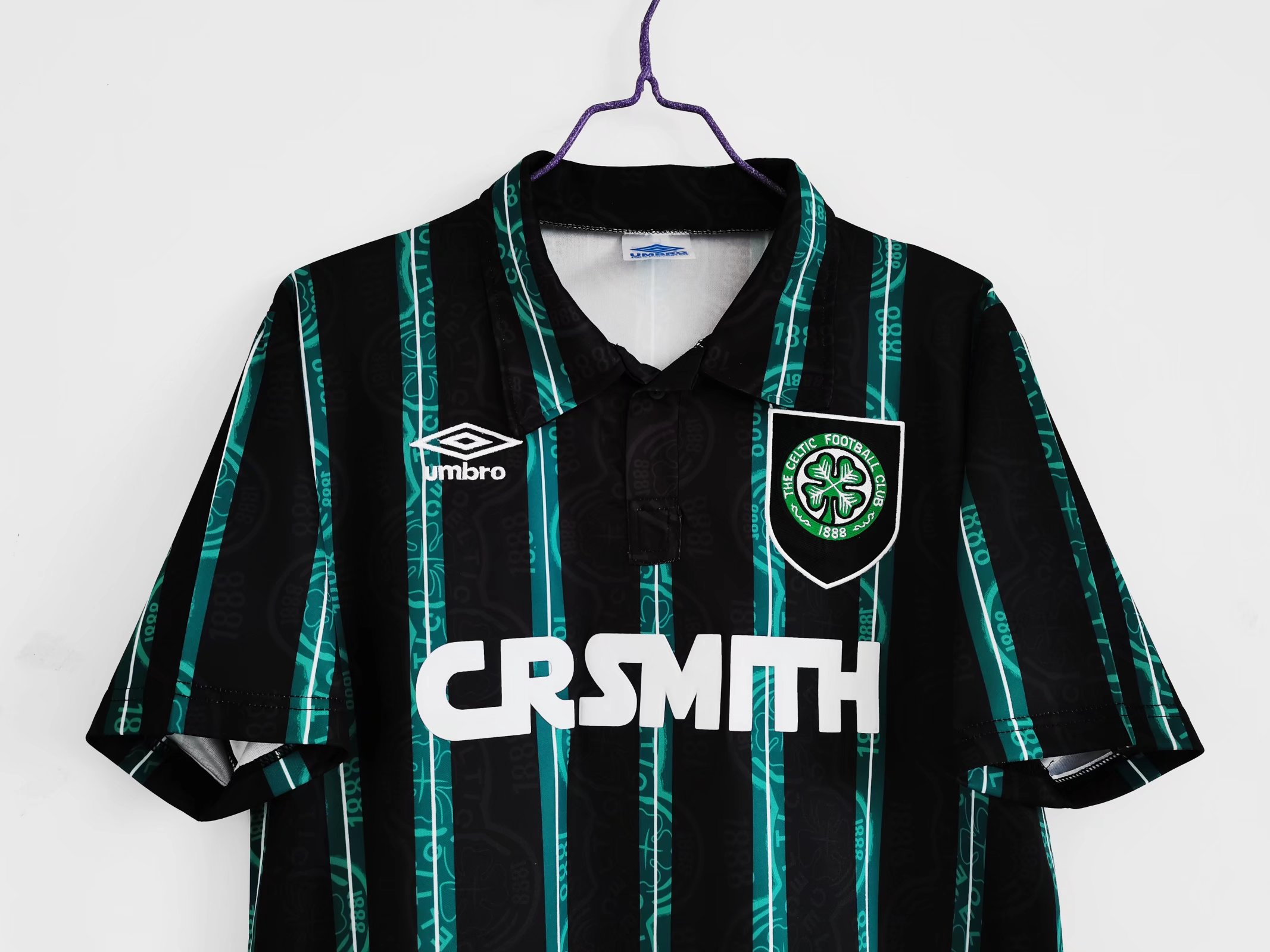 Retro Celtic 1992-93 Away Stadium Jersey - ReplicasJersey