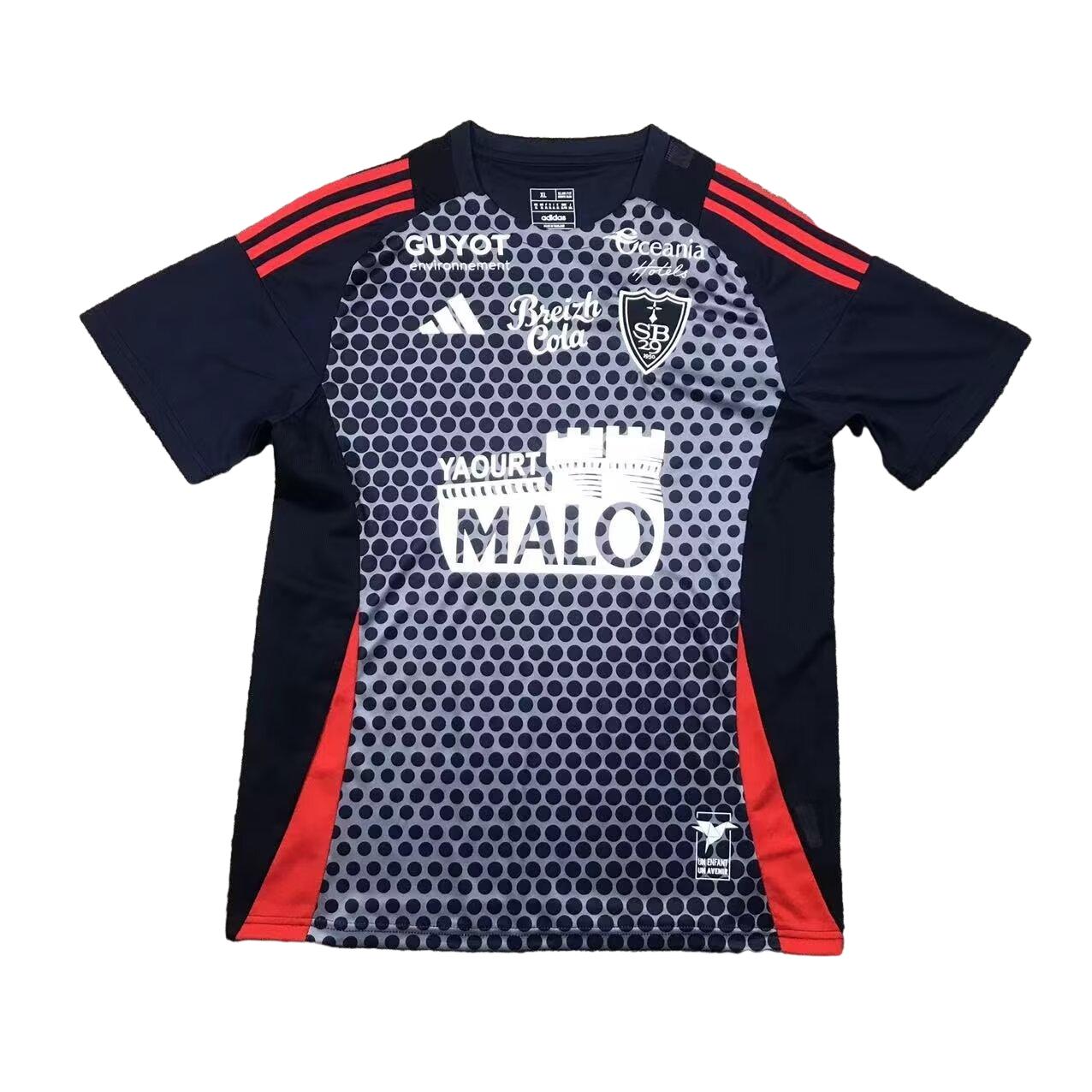 Stade Brestois 24-25 Third Jersey - Fans Version - ReplicasJersey