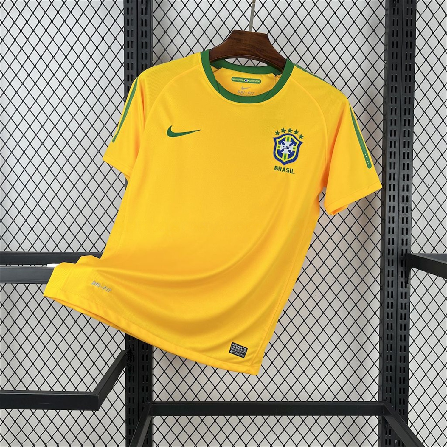 Retro Brazil 2010 Home Jersey - ReplicasJersey