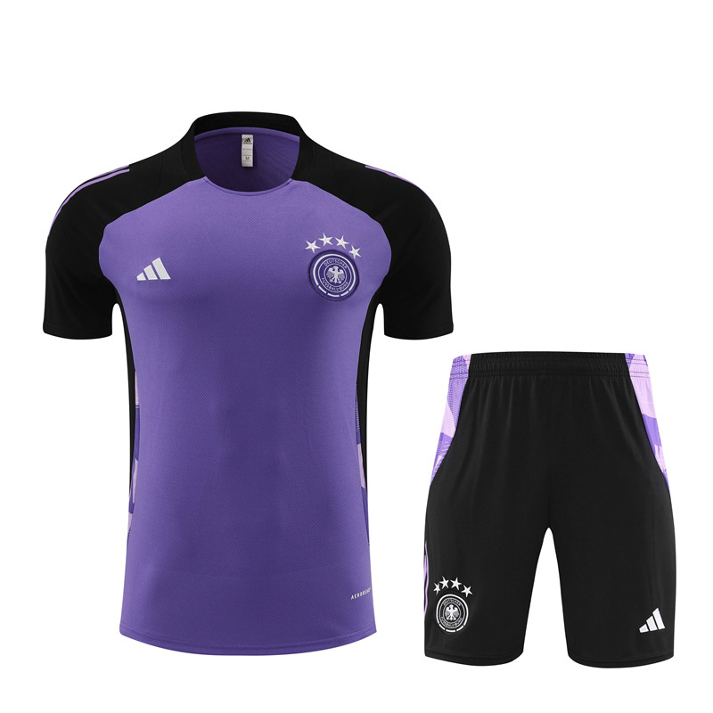 Germany 2024 Short-Sleeve Training Set - Purple - ReplicasJersey