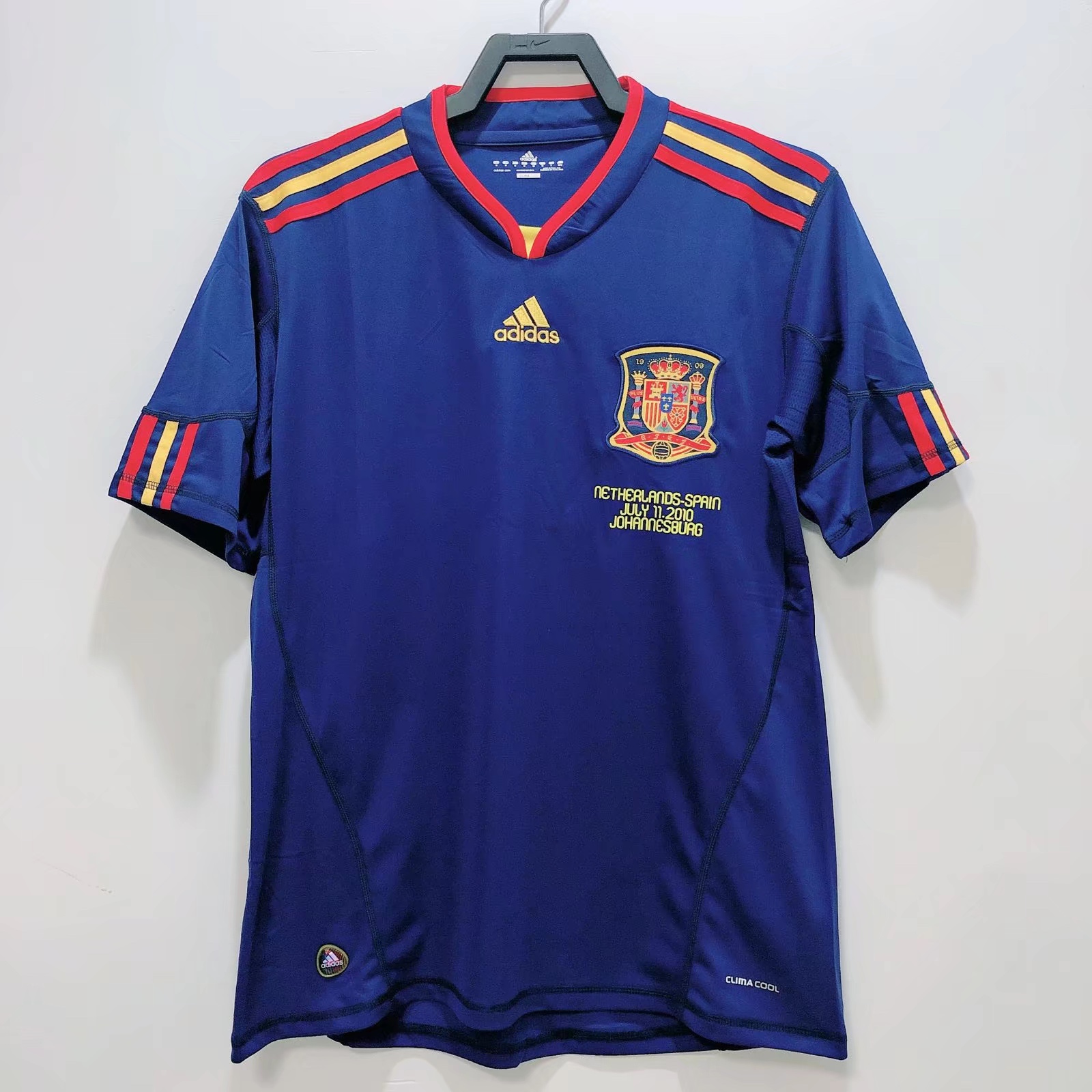 Retro Spain 2010 Away Stadium Jersey - ReplicasJersey