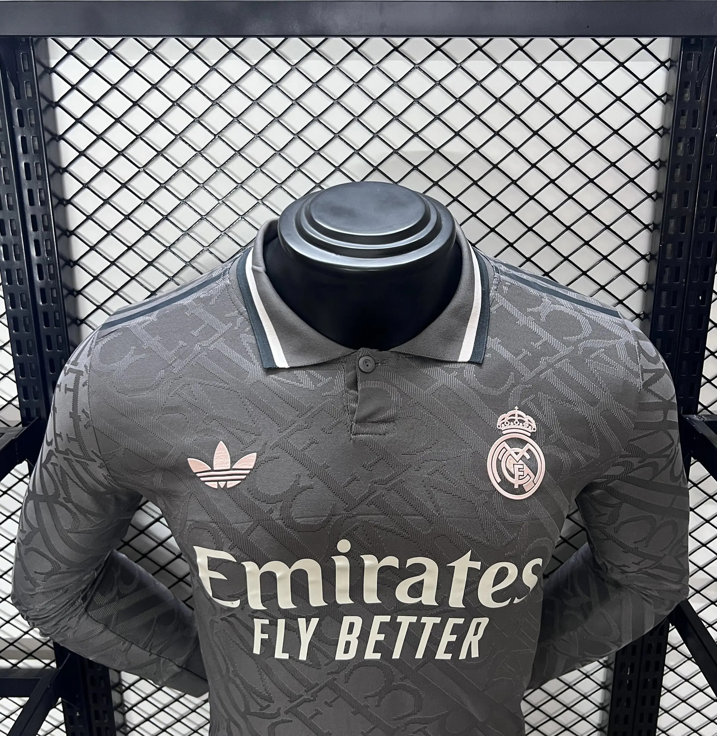 Real Madrid 24-25 Third Long Sleeve Jersey - Player Version - ReplicasJersey