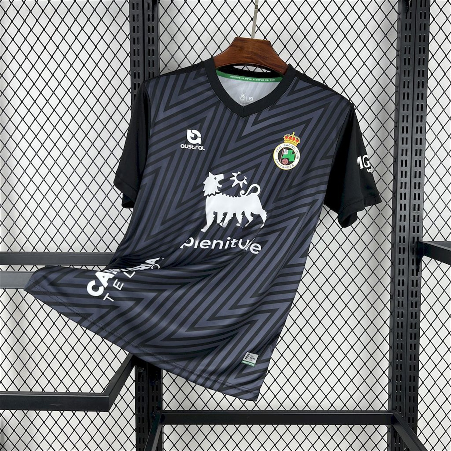 Racing de Santander 24-25 Black Goalkeeper Jersey - Fans Version - ReplicasJersey