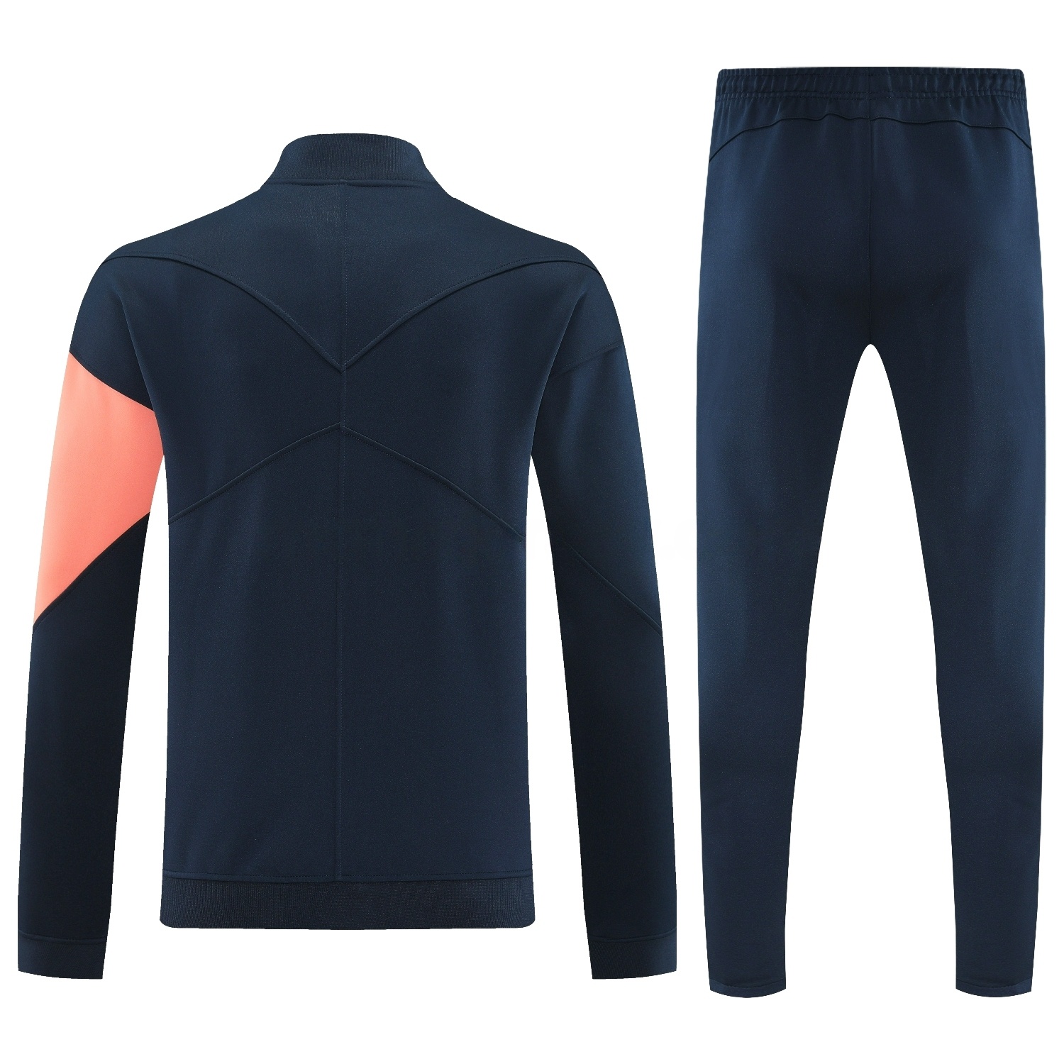 B.A.R.S.A 25-26 Jacket Training Tracksuit - Black Orange Jackets & Black Pants - ReplicasJersey