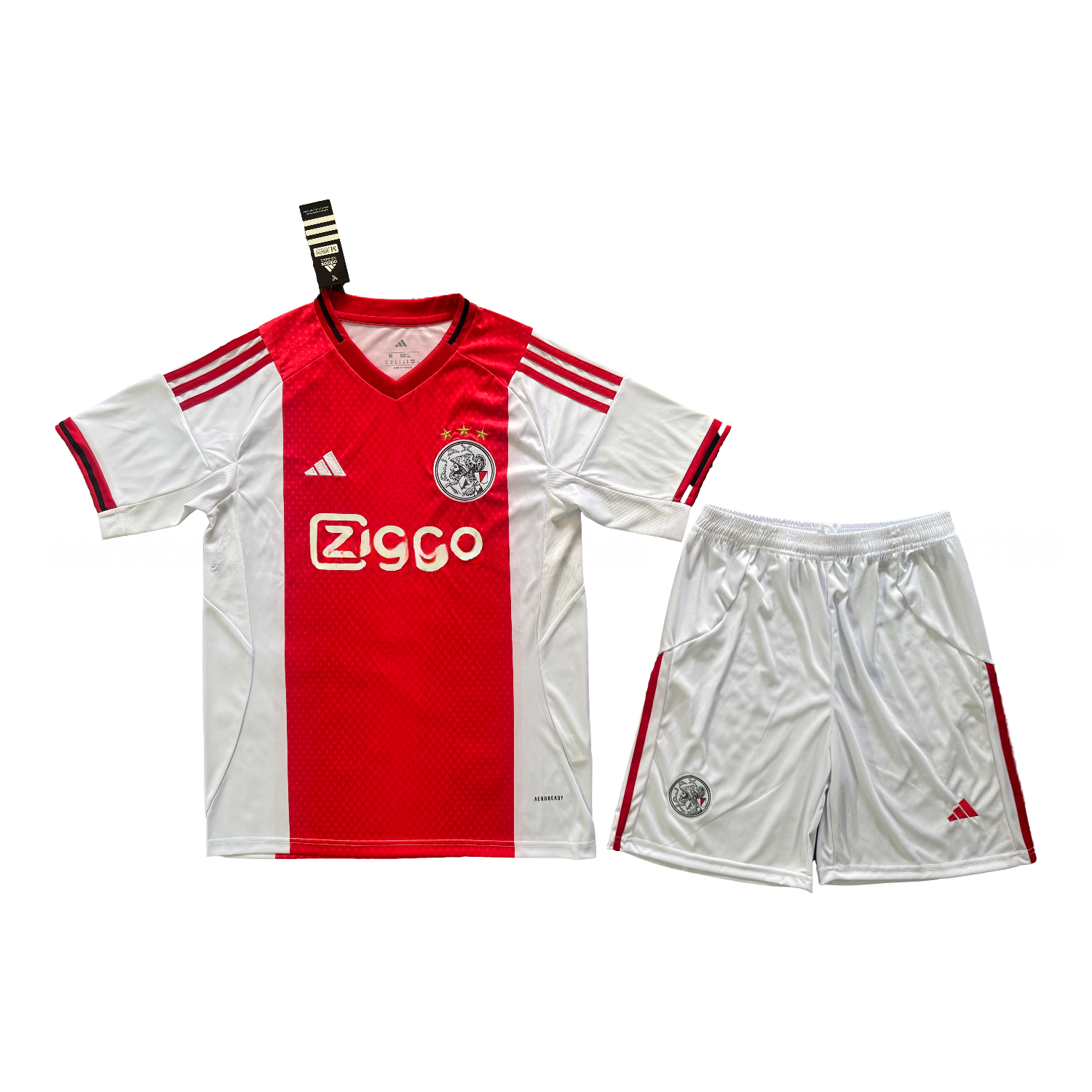 Ajax 25-26 Home Men's Adult Jersey Set - Fans Version - ReplicasJersey