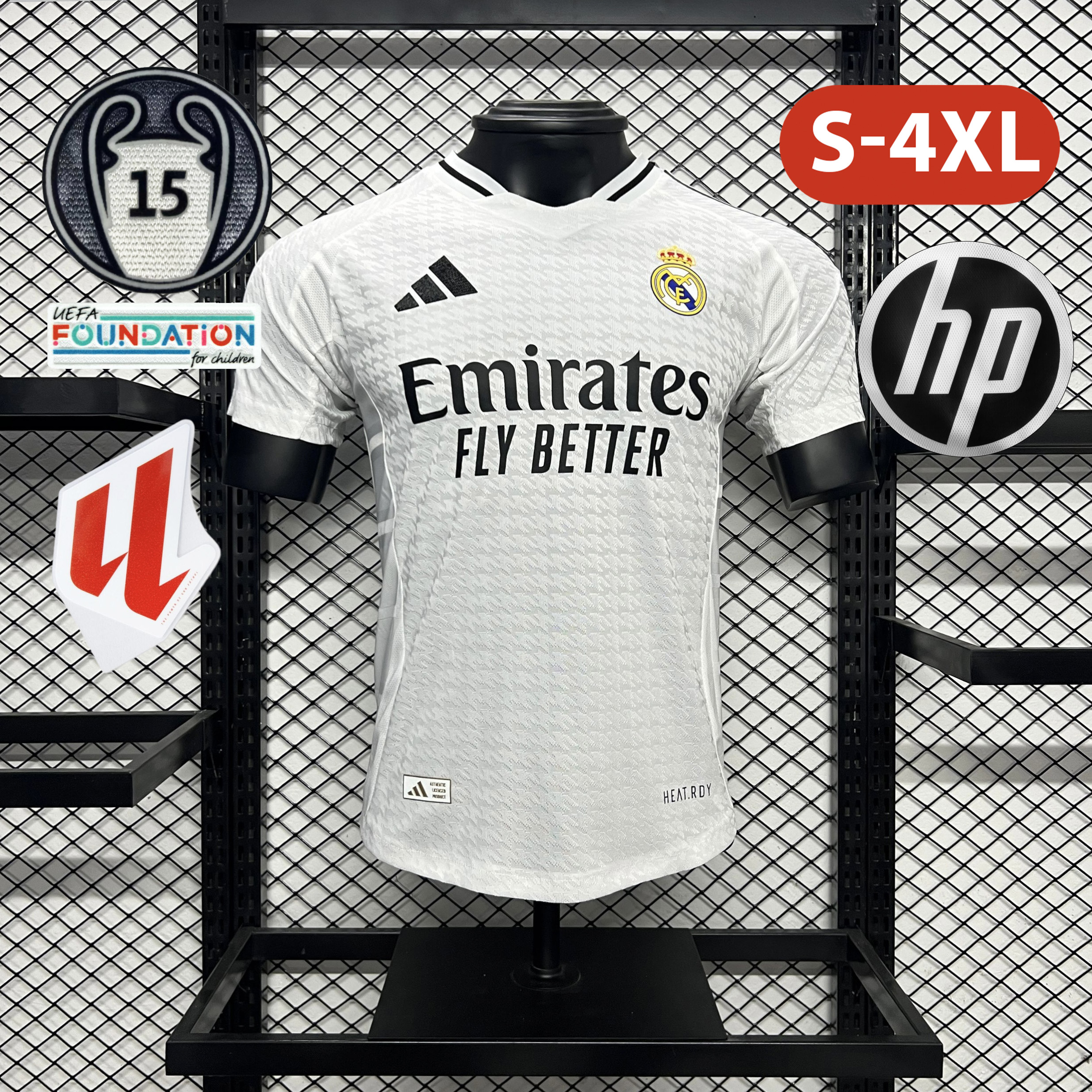 Real Madrid 24-25 Home Stadium Jersey - Player Version - ReplicasJersey
