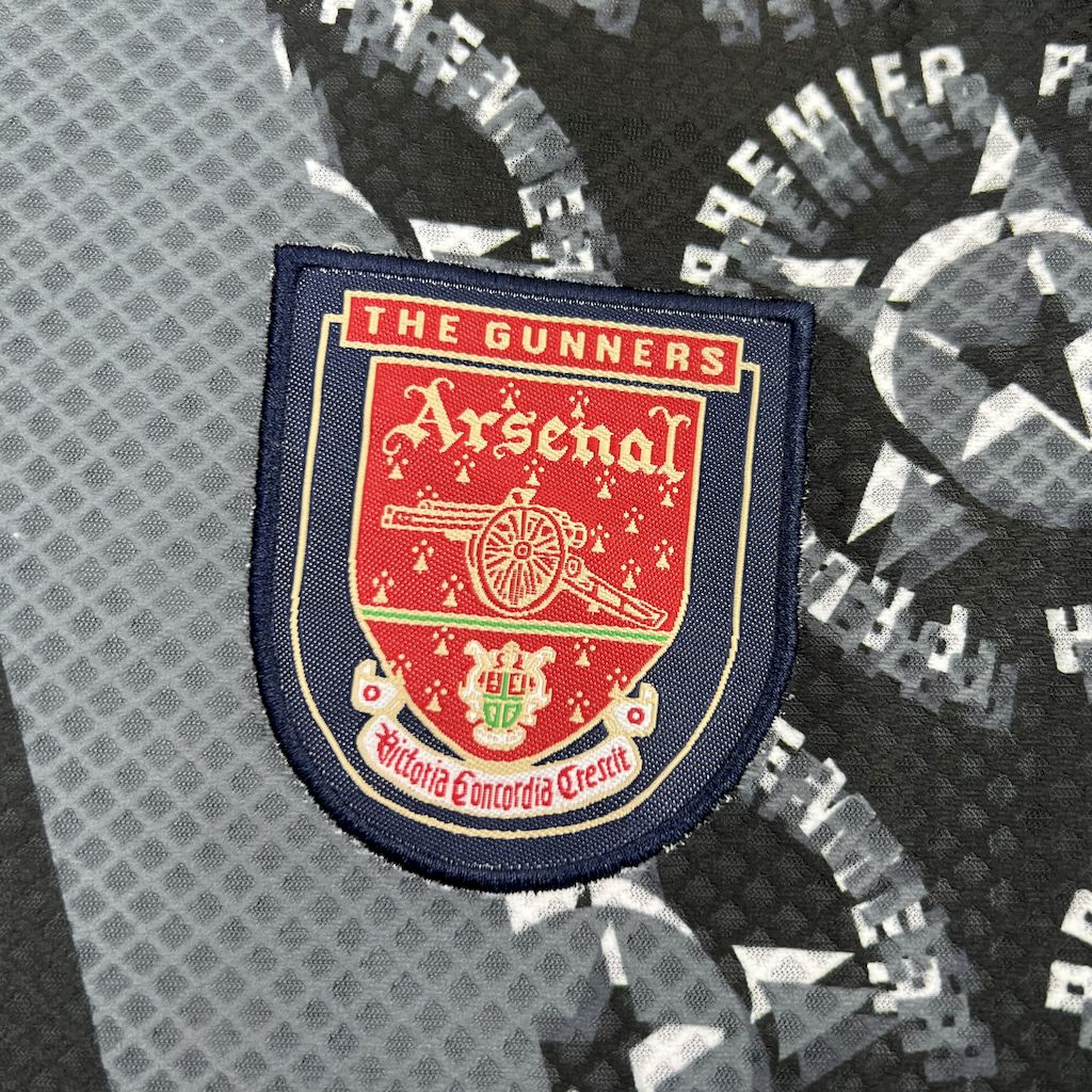 Retro Arsenal 1994-95 Black GK Long Sleeves Jersey - ReplicasJersey