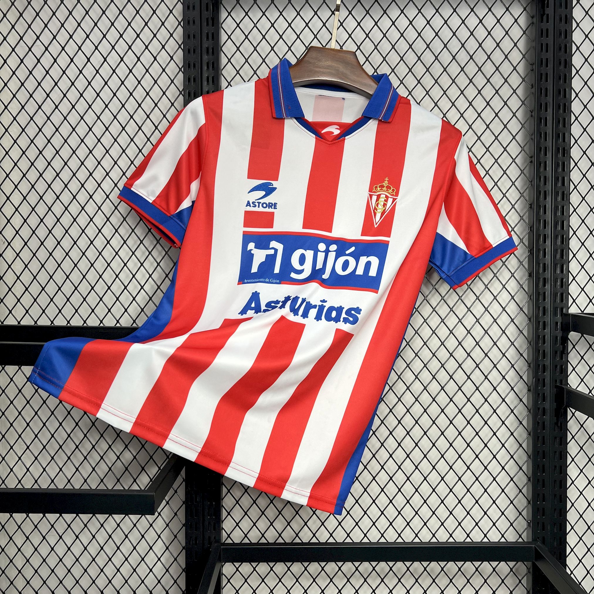 Retro Sporting de Gijon 2002-03 Home Jersey - ReplicasJersey