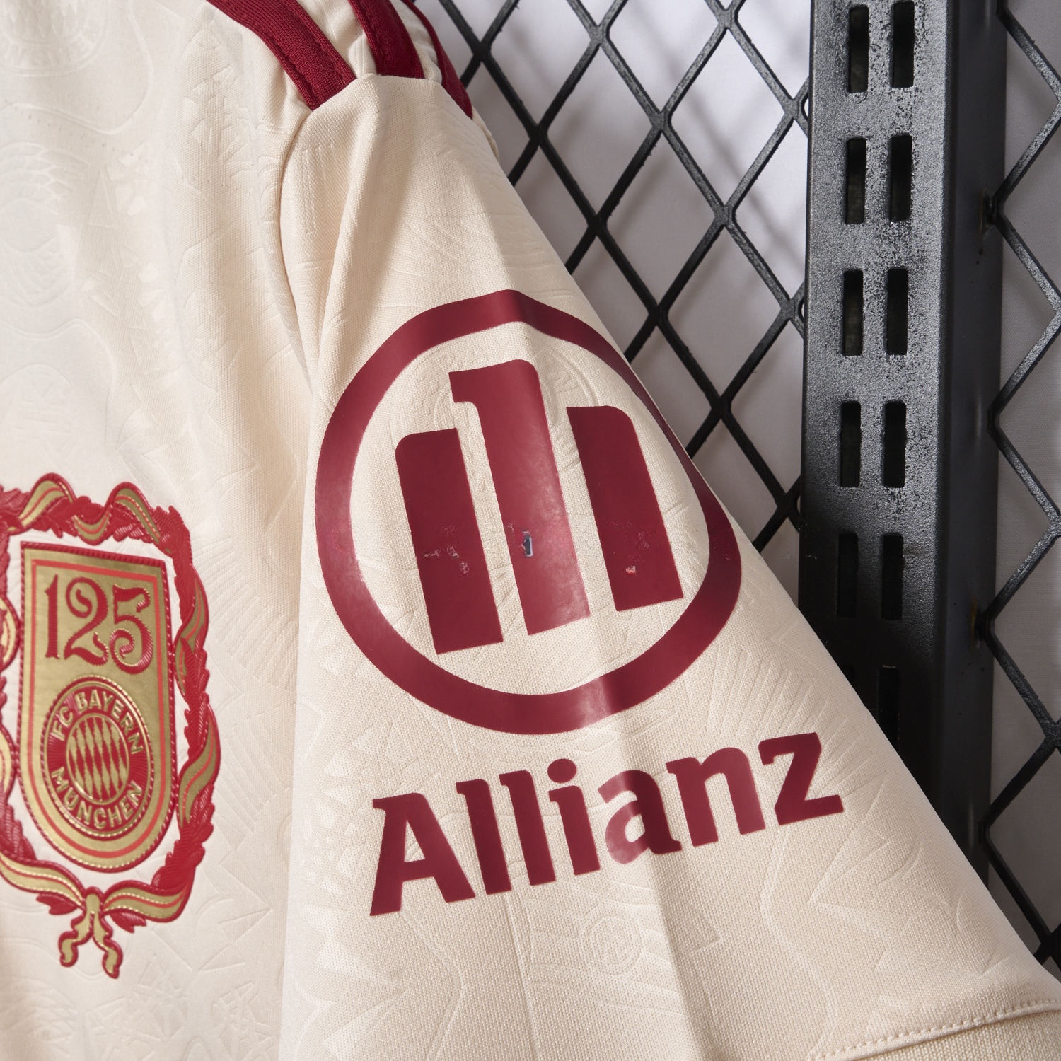 Bayern Munich 2025 Apricot 125th Anniversary Jersey - Fans Version - ReplicasJersey