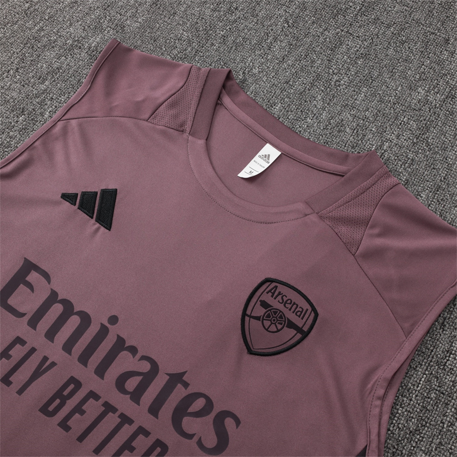 Arsenal 25-26 Vest Training Set - Purple Vest and Deep Purple Shorts - ReplicasJersey