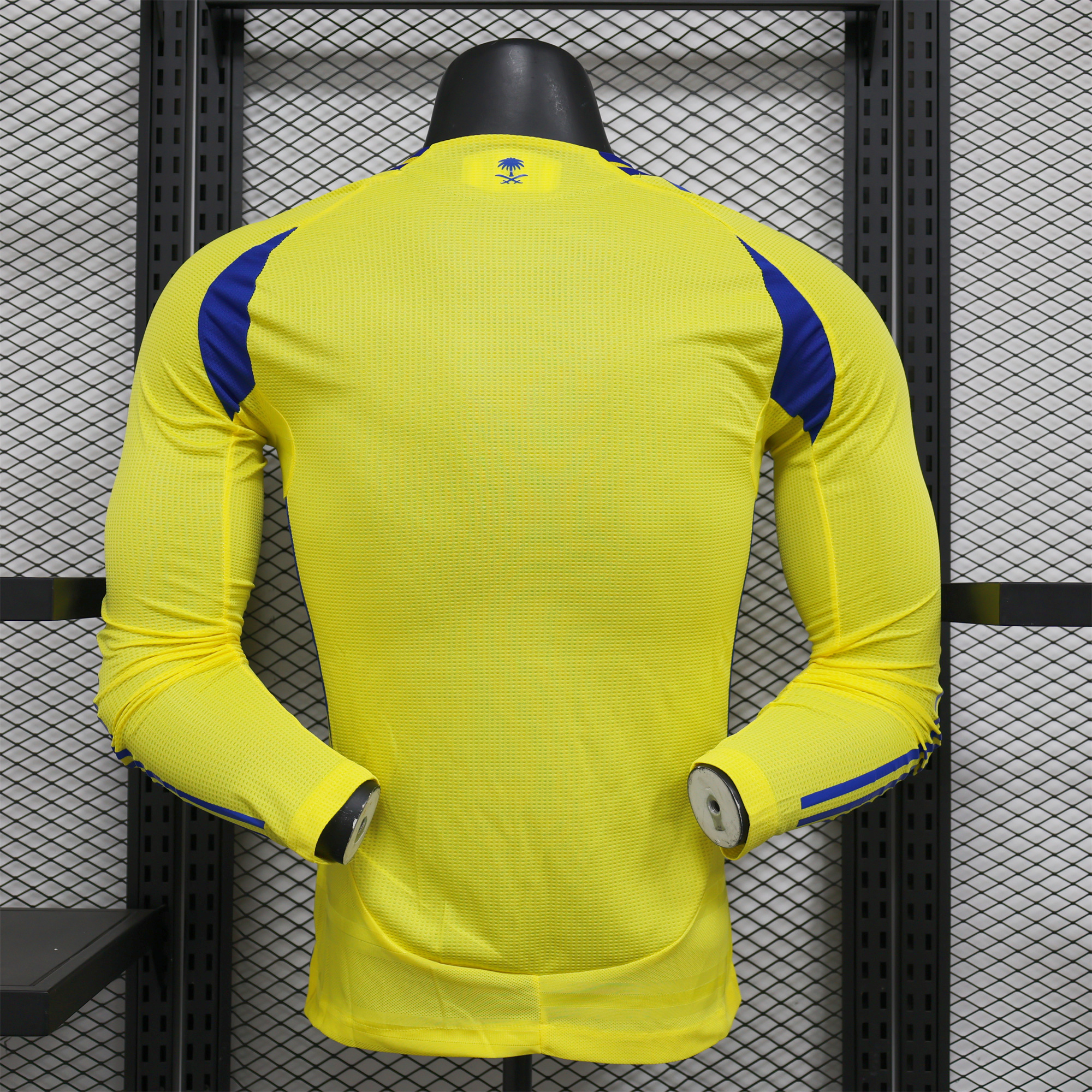 Al Nassr Riyadh Victory 24-25 Home Long Sleeve Jersey - Player Version - ReplicasJersey